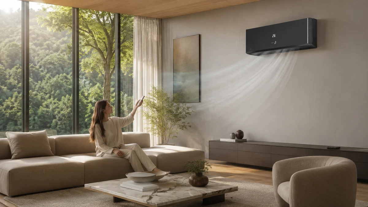Modern nappali Edison Luxury klímával